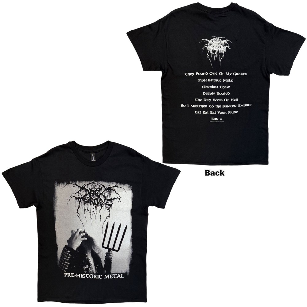 Darkthrone - PreHistoric Metal Heren Tshirt - Zwart